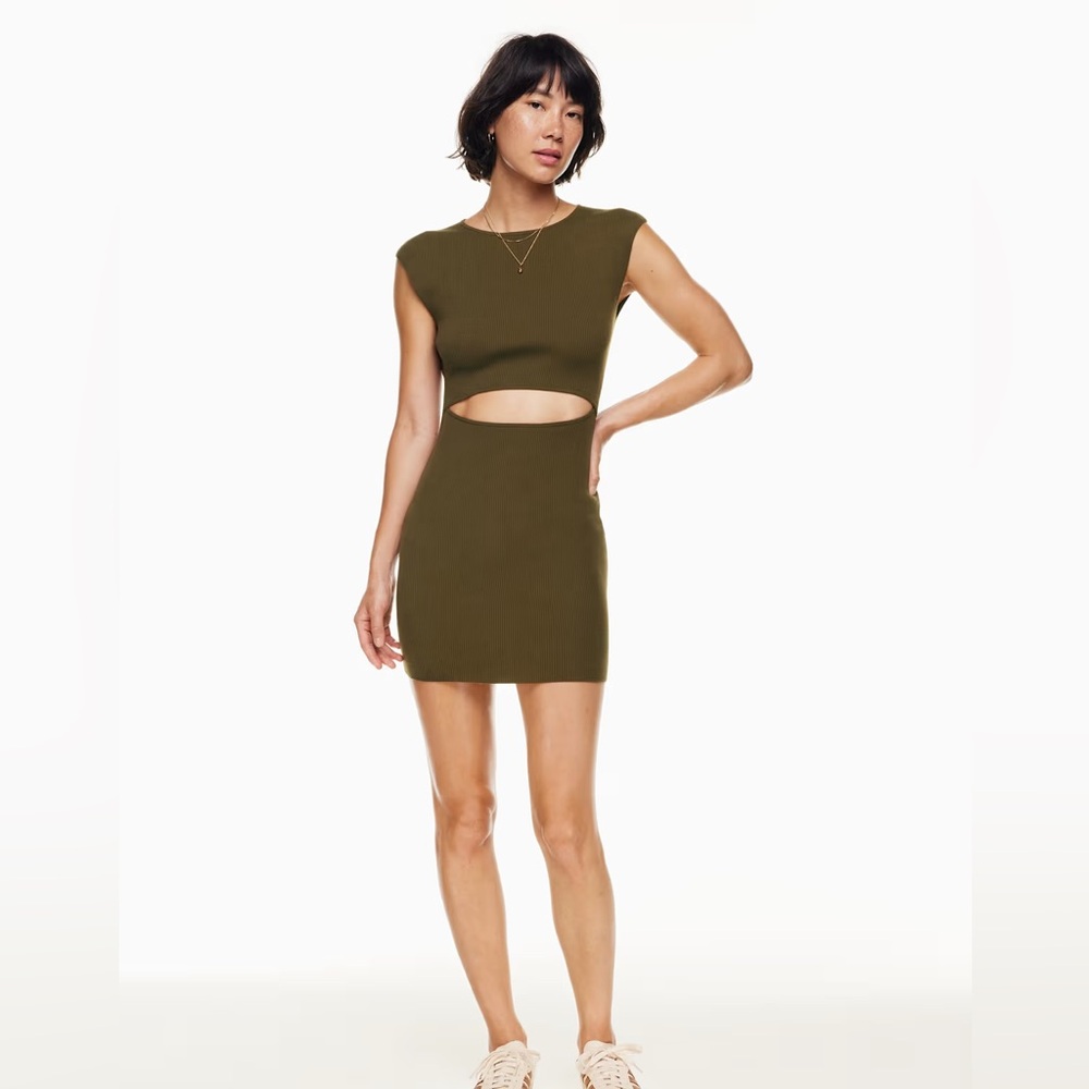 🍄Wilfred Free Cut Out Knit Mini Dress
